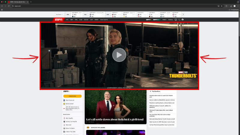 Display ad example